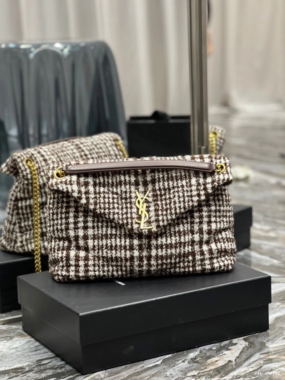 Repzbay REP YSL PUFFER CHAIN BAG MEDIUM 0809